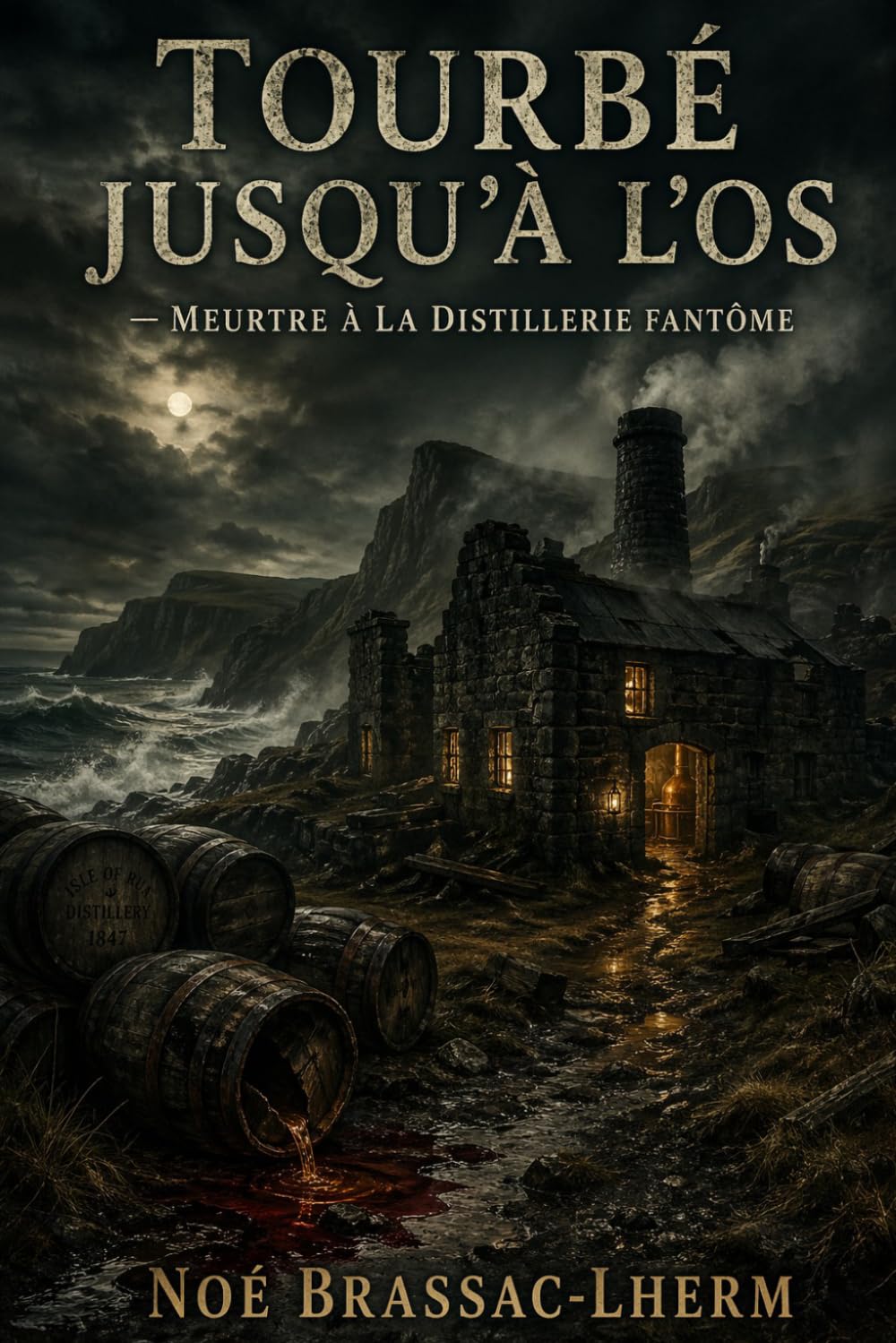 Tourbé jusqu'à l'os — Meurtre à la distillerie fantôme: Thriller écossais dans une distillerie clandestine de whisky sur une île des Hébrides