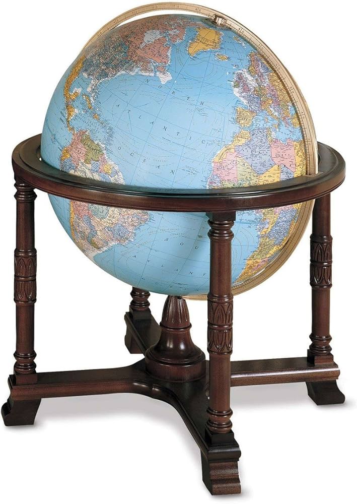 Amazon.com: Replogle Globes Illuminated Diplomat Globe, Blue Ocean