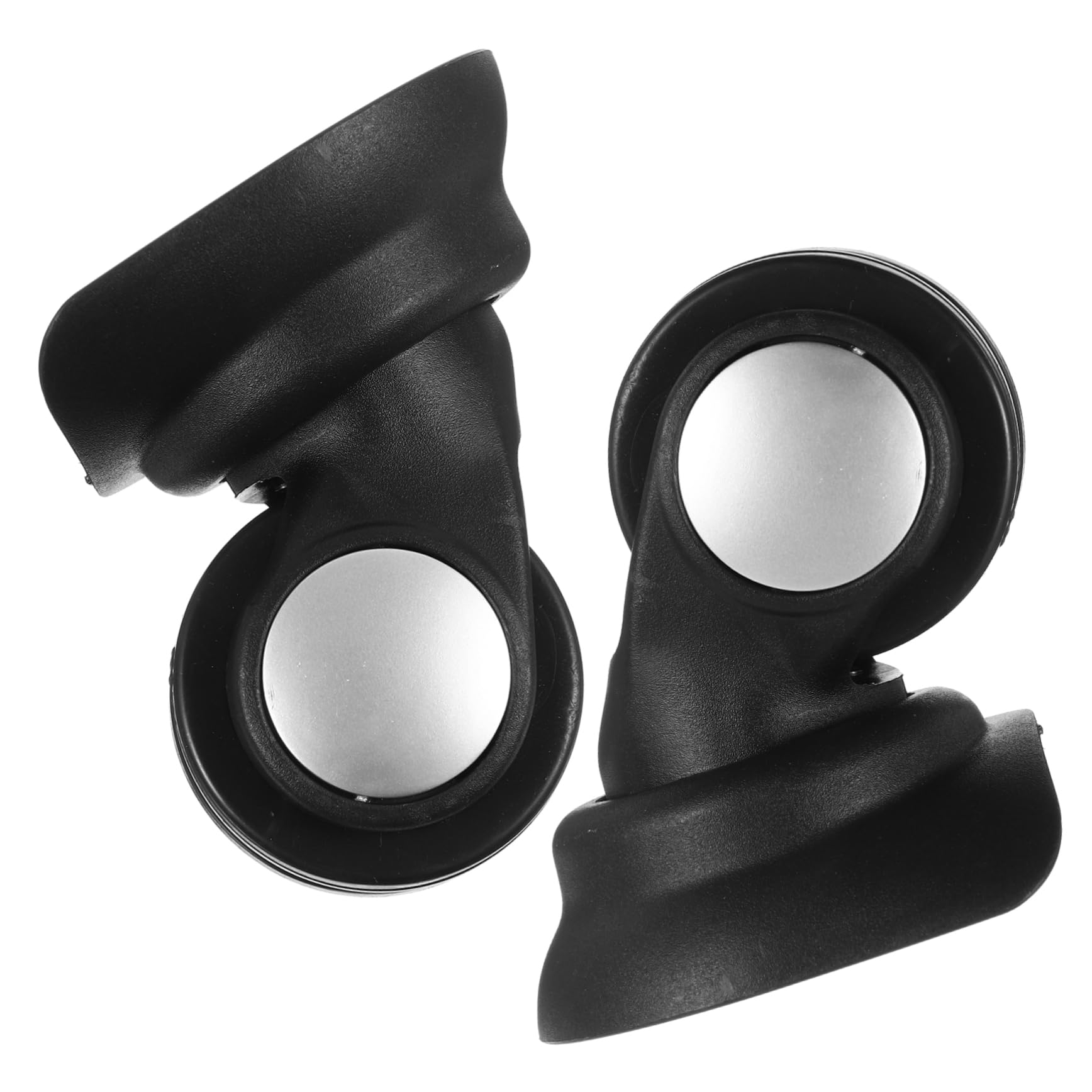 LIFKOME 5 Set Di Ruote Di Ricambio Per Valigie Ruote Girevoli in Plastica Per Bagagli Ruote Di Ricambio Per Bagagli Nere Set Da 2 Pezzi*5
