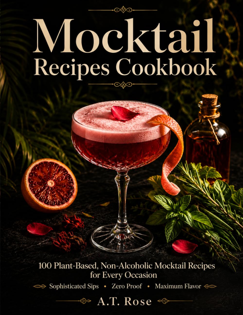 Mocktail Recipes Cookbook: 100 Plant-Based, Non-Alcoholic Mocktail Recipes for Every Occasion