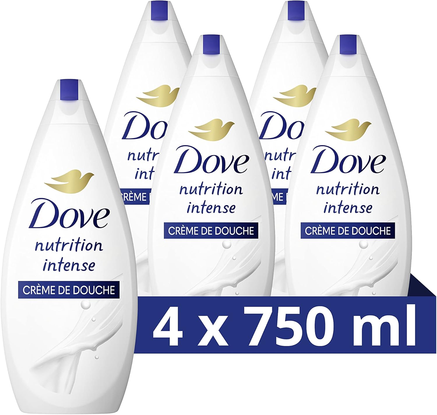 Dove Crème de Douche Nutrition Intense 4 x 750 ml Amazon.fr Beauté et Parfum