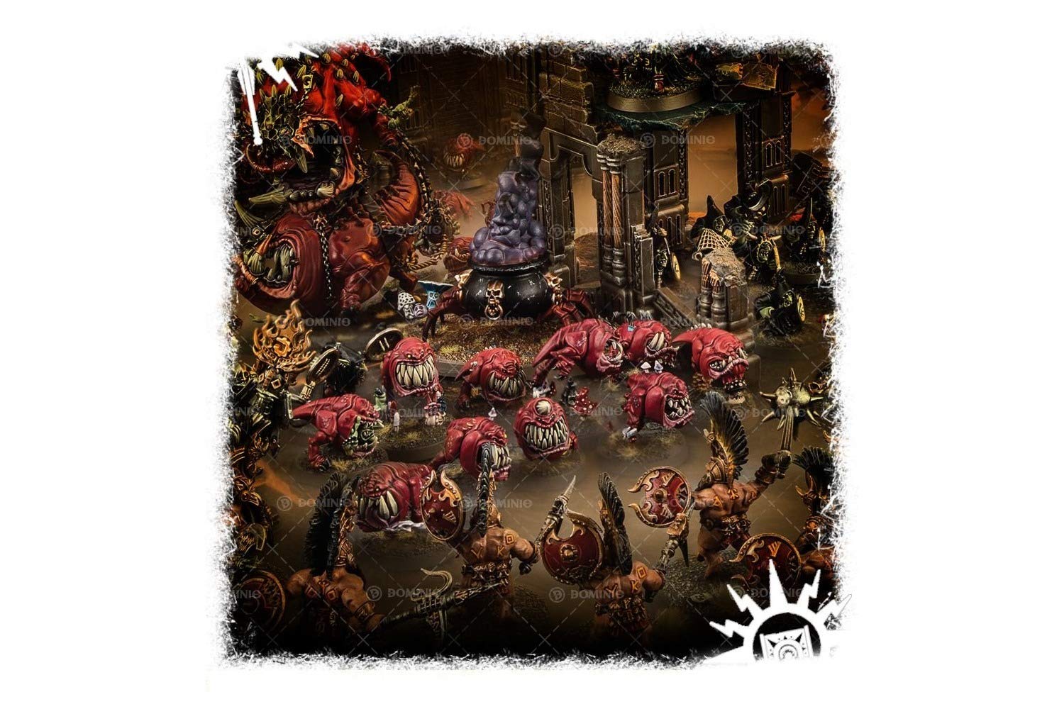 Games Workshop - Warhammer Age of Sigmar - Gloomspite Gitz: Squig Herd, nero