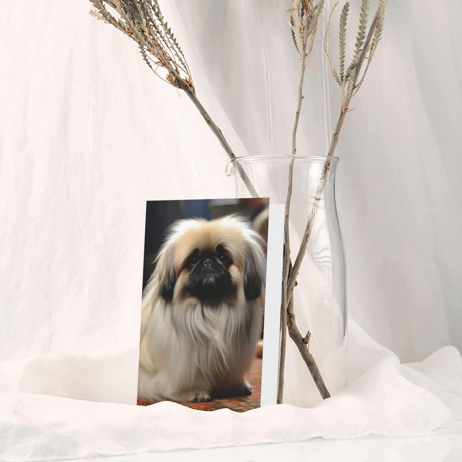 WURTON Biglietti di auguri con stampa di cani di piccole dimensioni, con buste, biglietto di ringraziamento, biglietto di congratulazioni, compleanni, feste