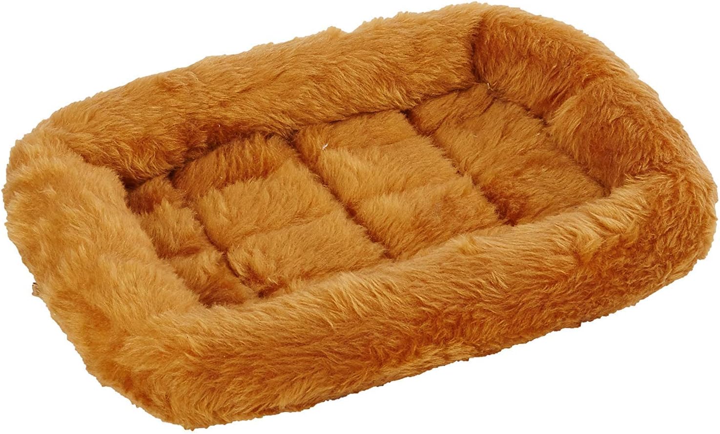 Bolster Dog Bed 45.72 cm (18-Inch) Long Dog Bed or Cat Bed w/Comfortable Bolster; Ideal for "Toy" Dog Breeds; Cinnamon; Model 40218-CN