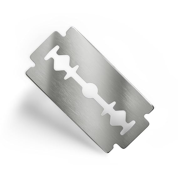 MANSCAPED The Plow 2.0 Razor Blade Refill 30 Pack Premium Stainless Steel Double-Edge Replacement Blades, Sharp & Durable Design for Smooth, Irritation-Reducing Face Shaving