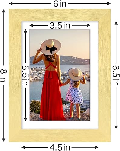 Vista 255 de Vittanly - Juego de 9 portarretratos, plexiglás resistente a rupturas, exhibe fotos de 12 x 12 pulgadas o, con paspartú, de 8 x 8 pulgadas, marcos