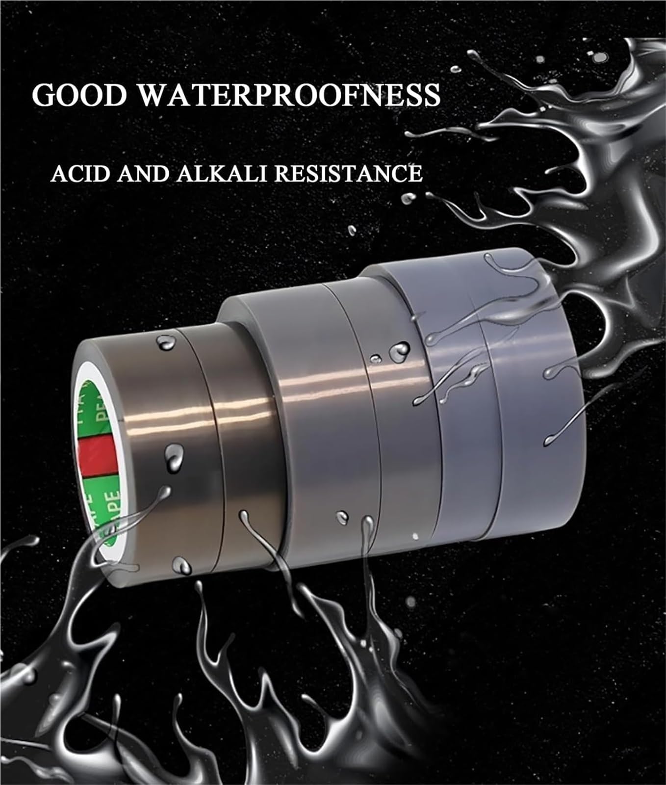 Nastro isolante ad alta temperatura - Adesivo PTFE spesso 0,5 mm, largo 13-20 mm for macchine sigillatrici sottovuoto e industrie elettriche, lungo 10 m,Nastro isolante(19mm)