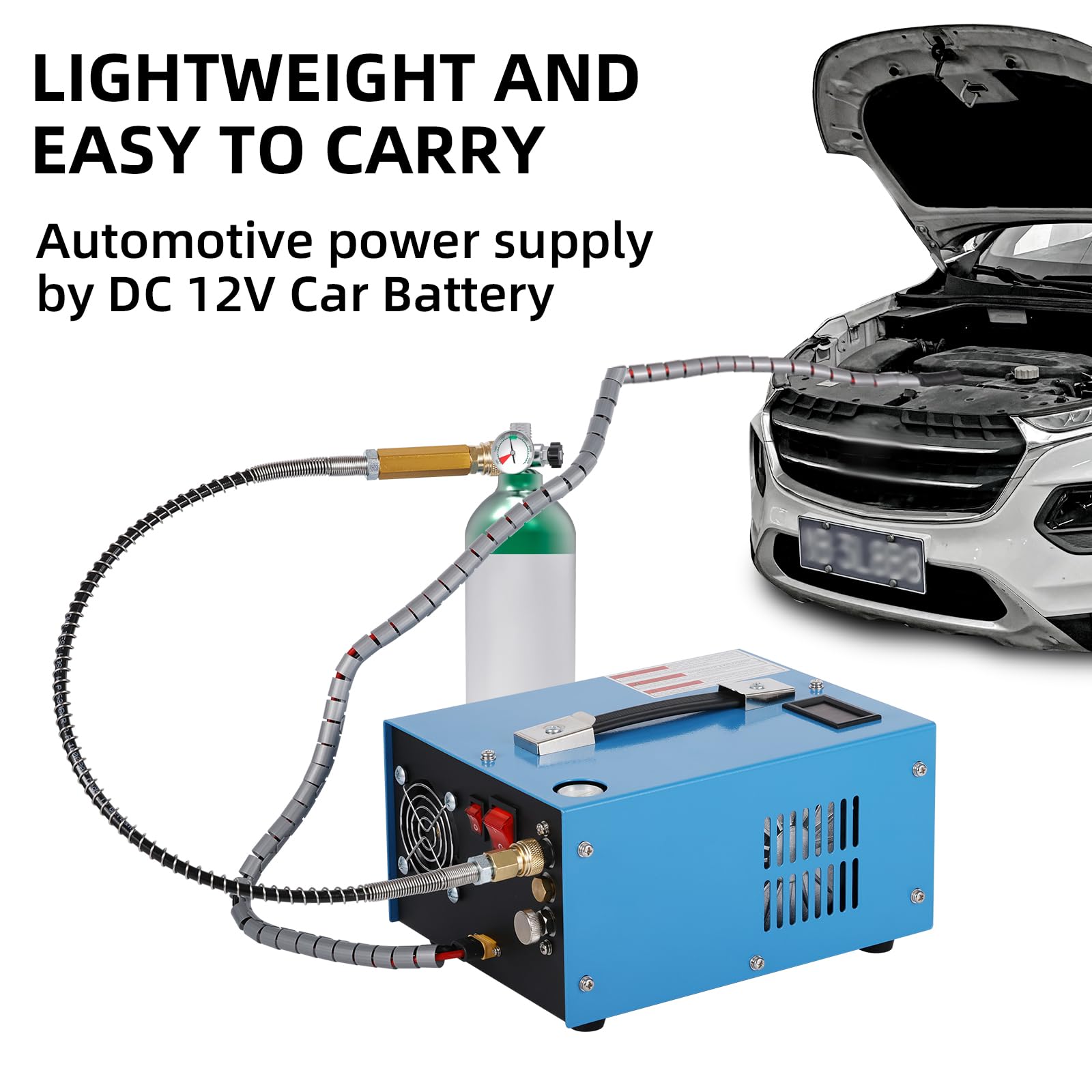 Amazon.com: PCP Air Compressor, 4500 Psi/30 MPa Scuba Tank