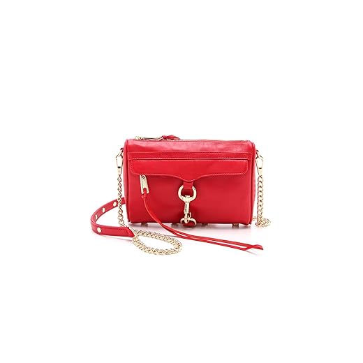 Rebecca Minkoff Mini MAC Convertible Cross-Body Bag,Crimson,One Size