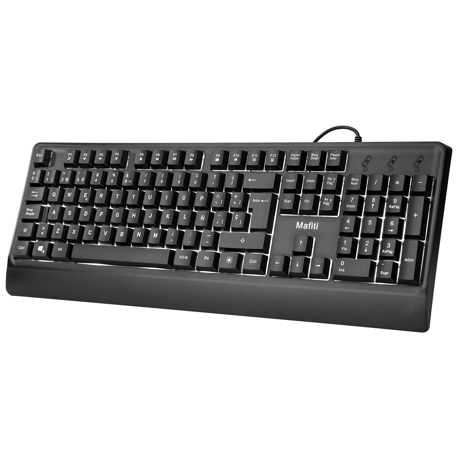 mafiti RK201 keyboard dimensions diagram