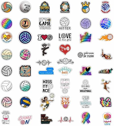 Miniatura 10 de Calcomanías de béisbol, 52 unidades, calcomanías de béisbol deportivas para botellas de agua, calcomanías de béisbol impermeables, calcomanías para