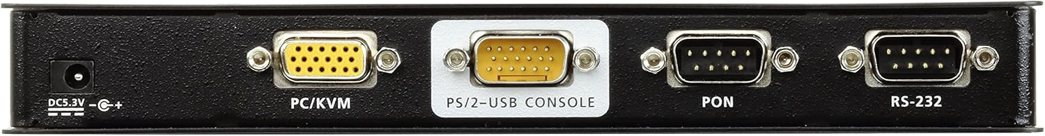 ATEN 1-Local/Remote Share Access Single Port VGA KVM Over IP Switch (1920 x 1200) CN8000A (up to 1920 x 1200 @ 60 Hz- 24 bit Color Depth for The Local Console; up to 1920 x 1200 @ 60 Hz with 24 bit)