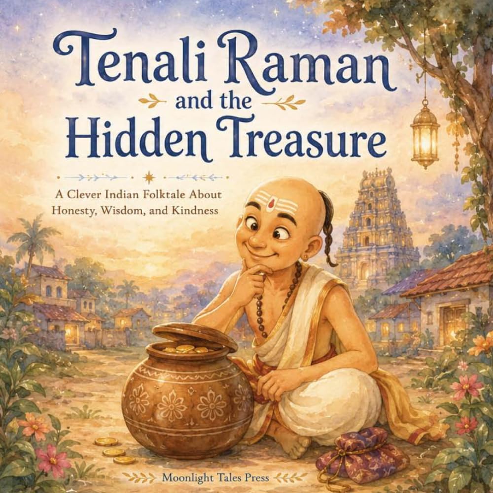 Tenali Raman and the Hidden Treasure: A Clever Indian Folktale About Honesty, Wisdom, and Kindness (Asian Moonlight Tales)