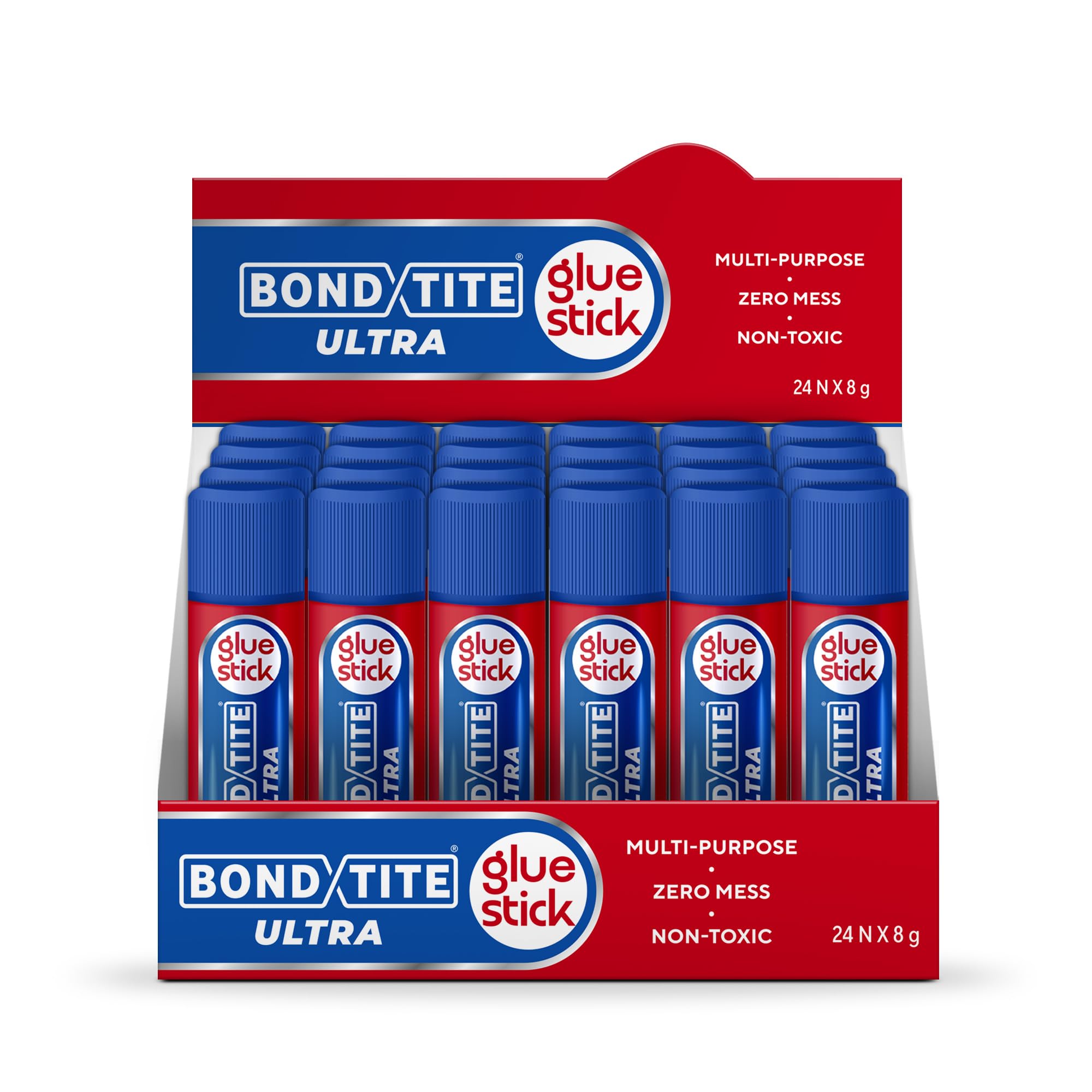 Bondtite Glue Stick Ultra, 8g | Pack of 24 | Strong Hold | Multi-Material Bonding | For School Projects, Decorations and Art & Craft-image-21