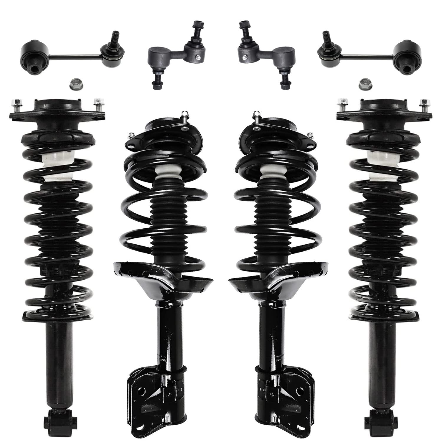 Detroit Axle - 8pc Struts Sway Bar Links Kit for 2009-2013 Subaru Forester