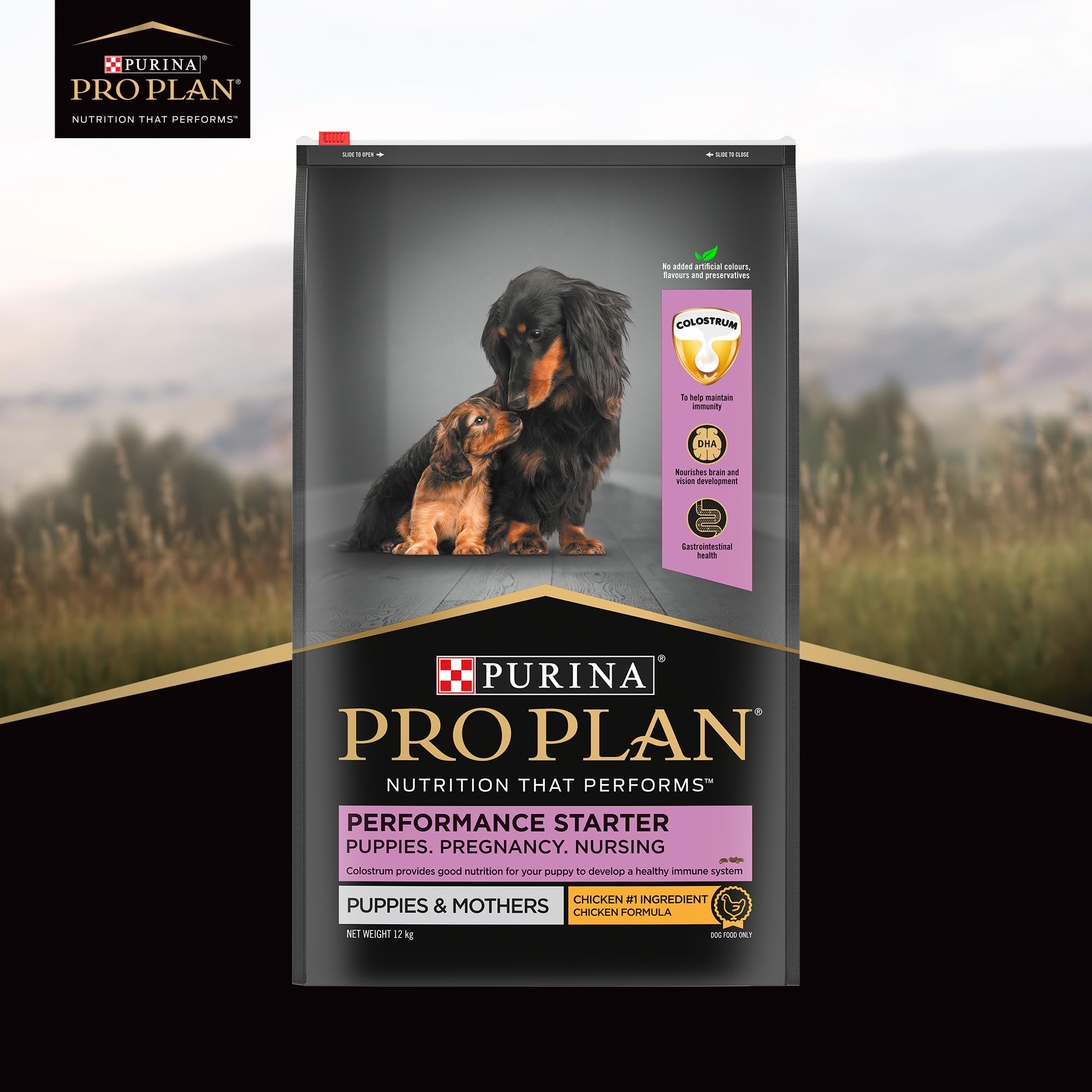 PURINA PRO Plan Performance Kibble Starter, Puppies & Mothers, 12