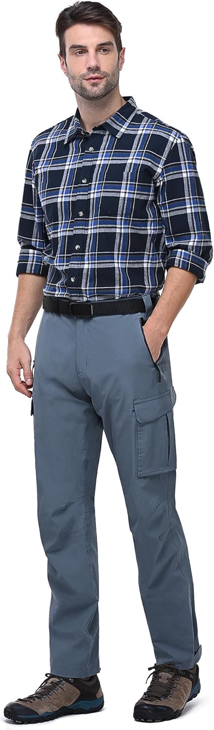 33,000ft Men's Rain Pants Waterproof Lightweight Breathable Golf Over Pants for Hiking Travel Cycling Outdoor - Image 5