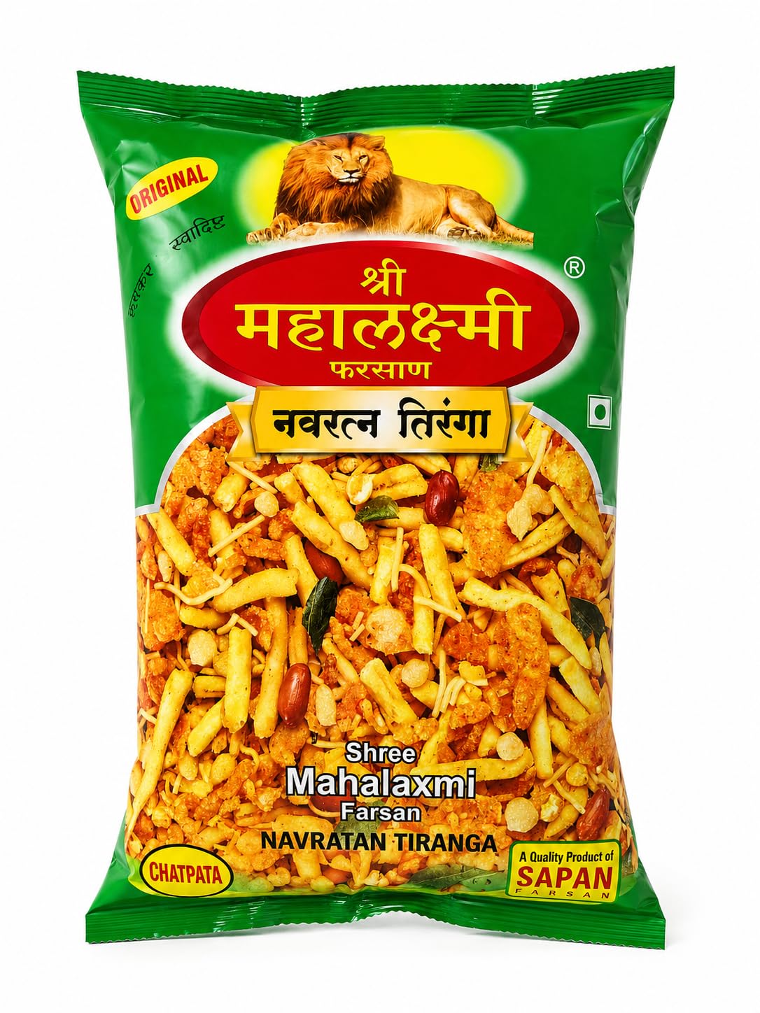 Shree Mahalaxmi Farsan Navratan Tiranga, Chatpata Indian Snack Mix, Original Savory Farsan-image-33
