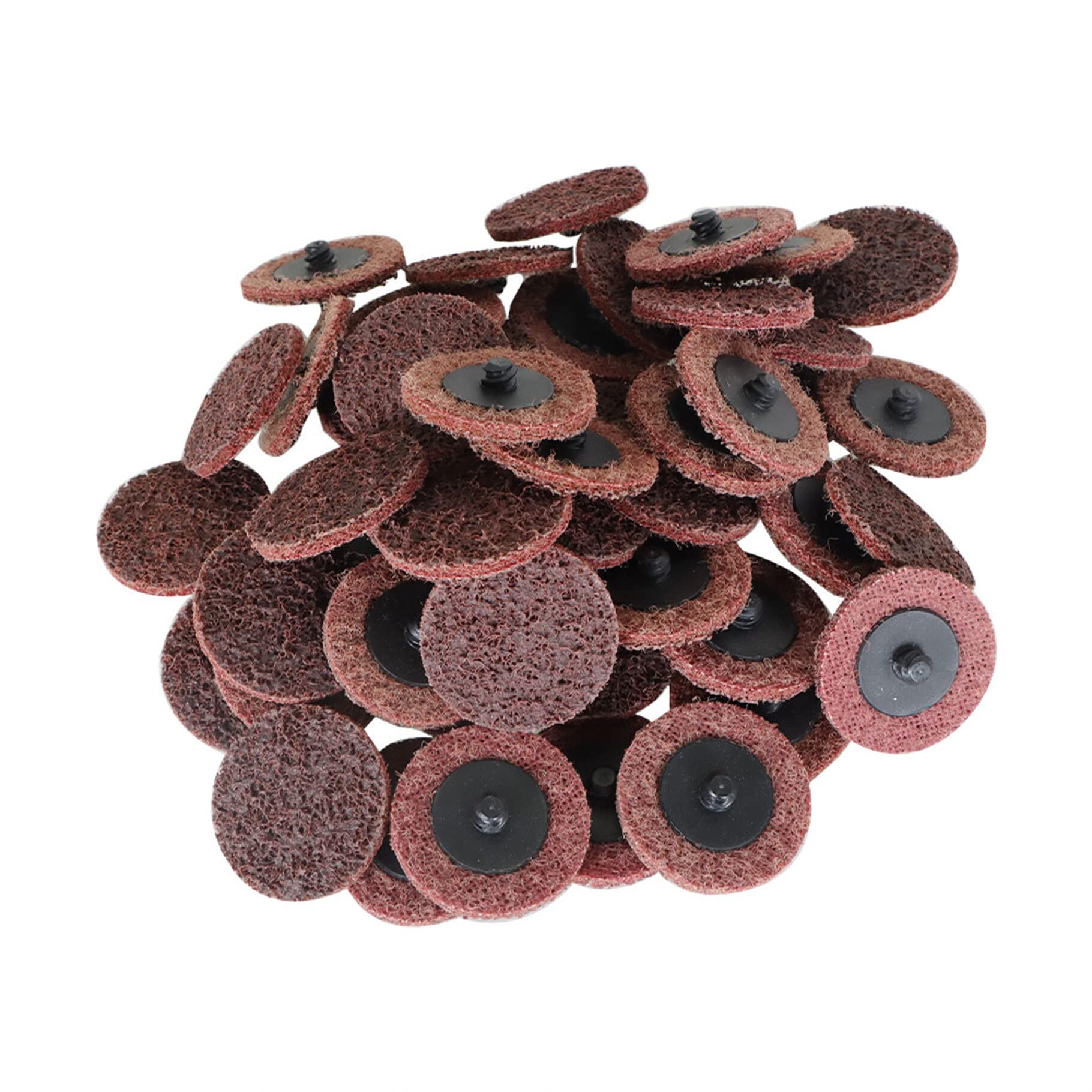 Timunr 50Pcs Quick Change Sanding Discs 2 Inch Medium Surface Prep Conditioning Discs Fit for Surface Strip Grind Polish Burr Finish