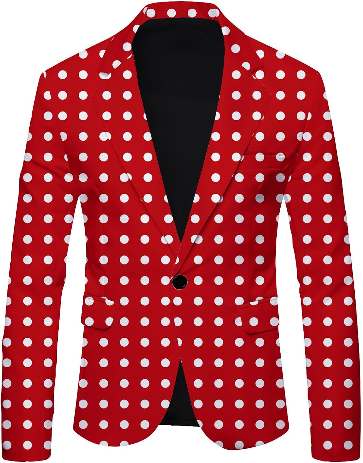 Generisch Veste De Costume Pour Homme - Rayures à Pois - Veste Imprimée Léopard - Blazer - Veste De Bal De Fin D'année - Manteau Stretch élégant - Veste De Costume Pour