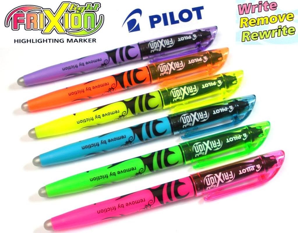 Pilot FriXion Light Highlighter Neon Set of 8, Neon pack of 8, 1 count (Pack of 8) - Image 3