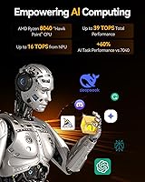 Vista 4 de GEEKOM Mini PC A8 con AMD Ryzen 9 8945