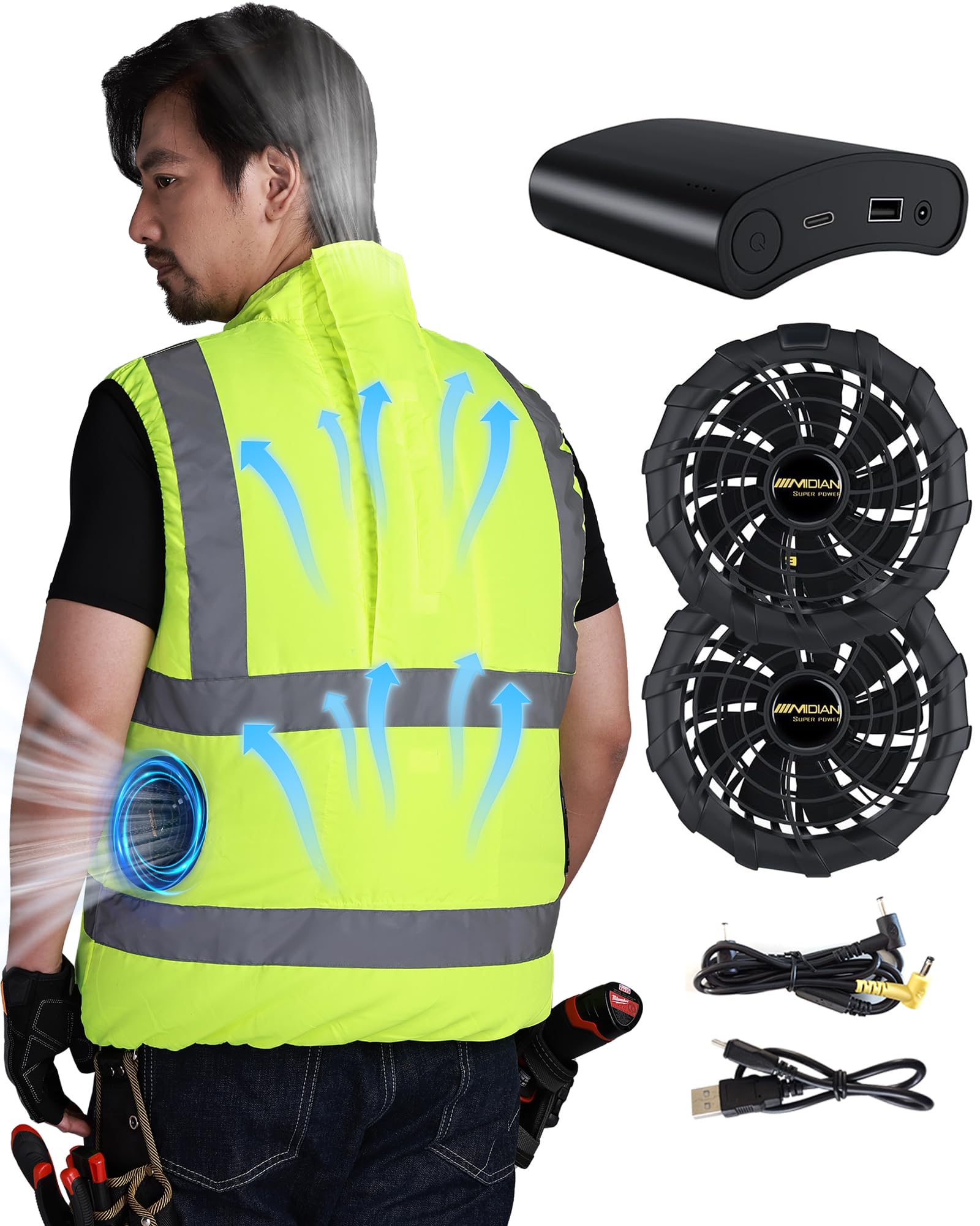 MIDIAN Cooling Safety Vest