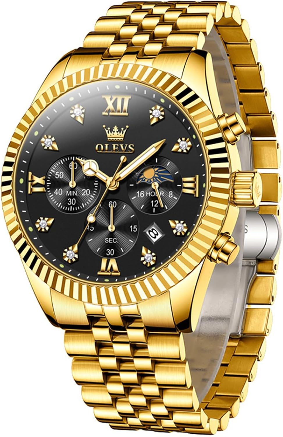 2932 Black Dial/Gold Strap