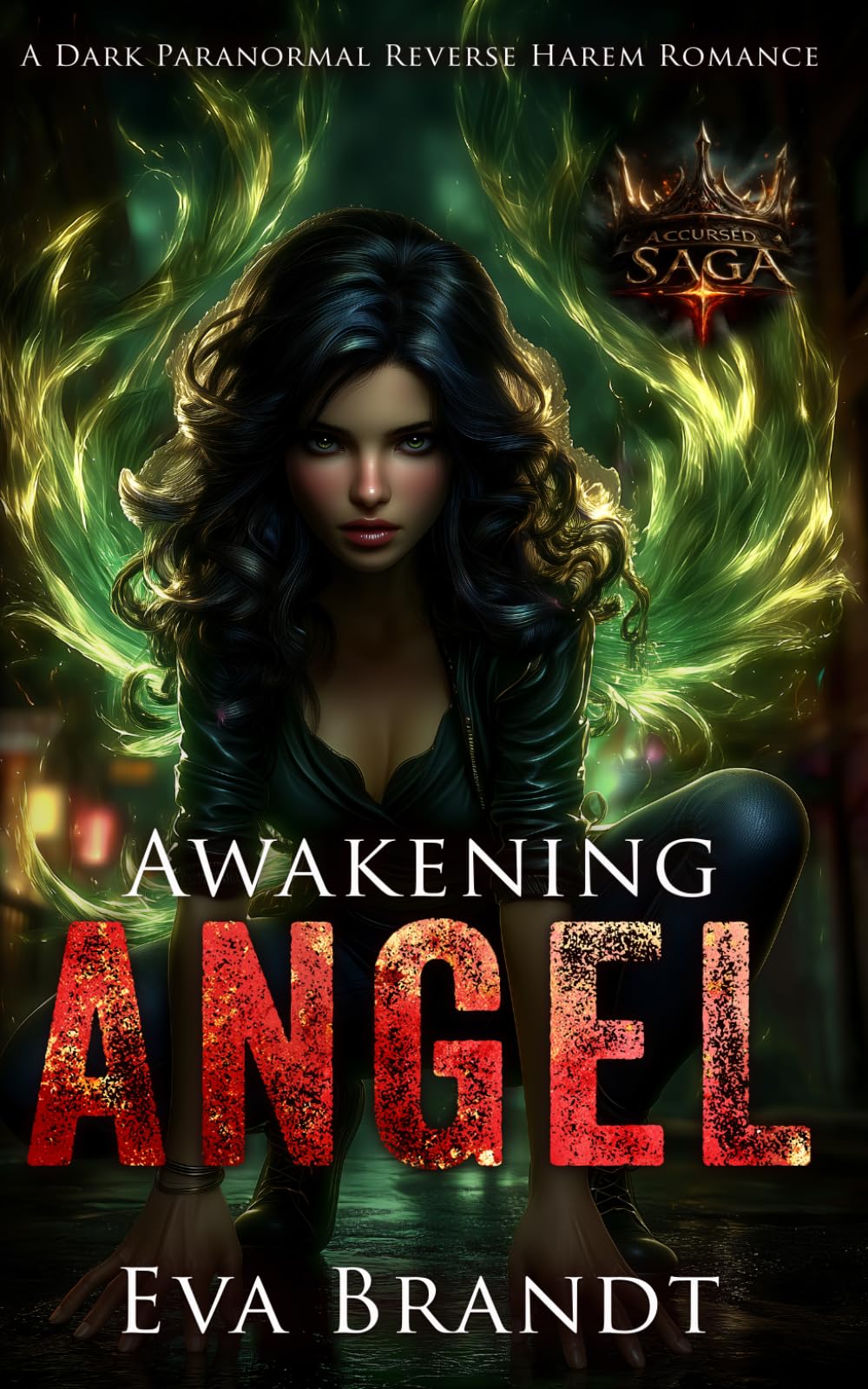 Awakening Angel: A Dark Paranormal Reverse Harem Romance (The Accursed Saga)
