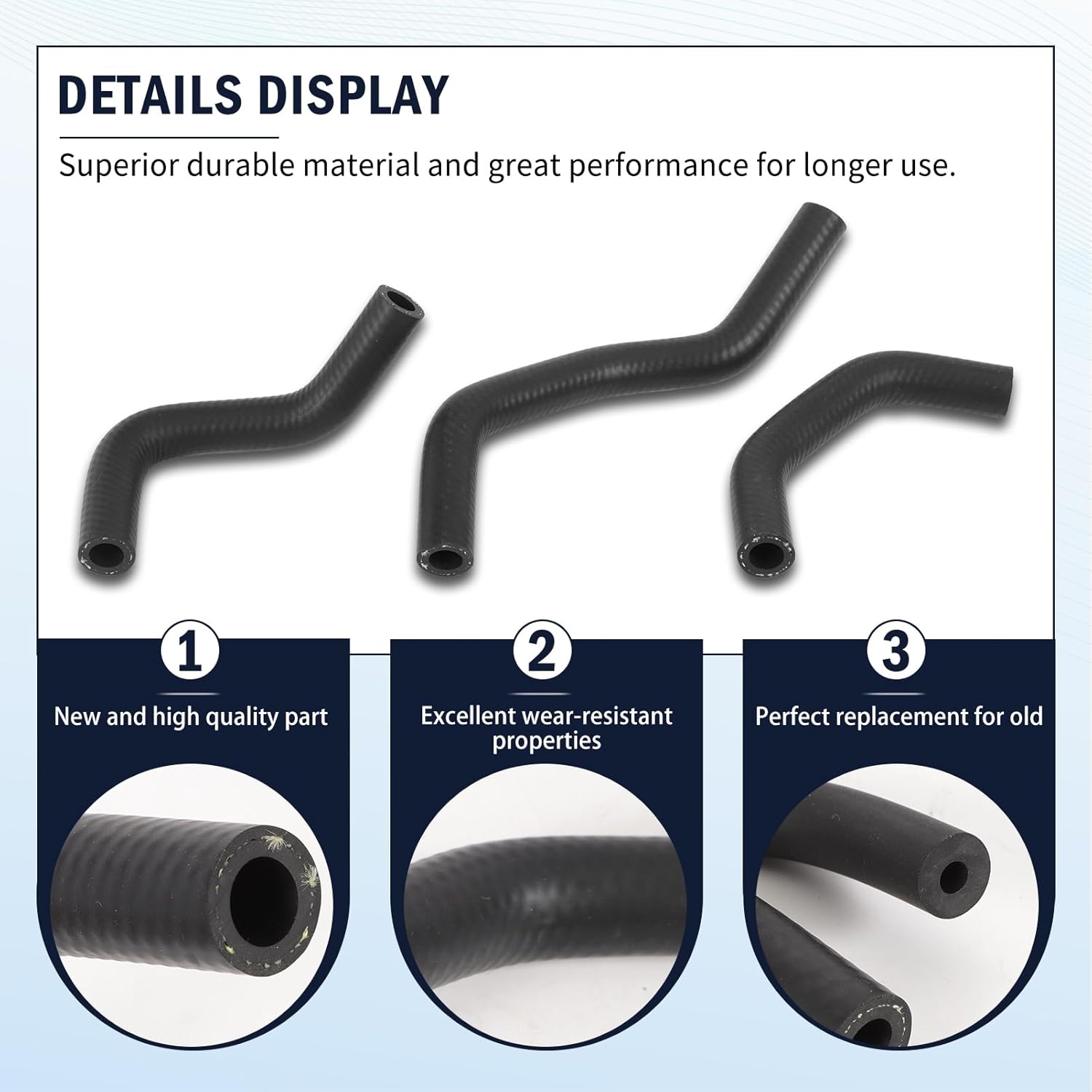 Low Pressure Fuel Line Kit Fit For Deluxe LML Duramax 2500/3500HD 2011-2016 6.6L Replace 12636276 12636277 12636274 12645582 12624346 12636275 and 12636270