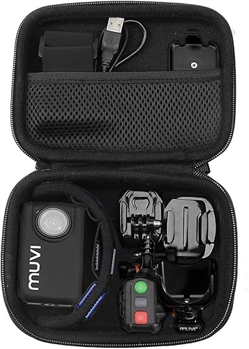 Miniatura 3 de Funda para cámara corporal, cámara de acción como MIUFLY 1296, Veho VCC003, VCC005 MUVI HD10, HDPRO, PNZEO F5, BOBLOV M5M7, Pyle PPBCM9, cámara