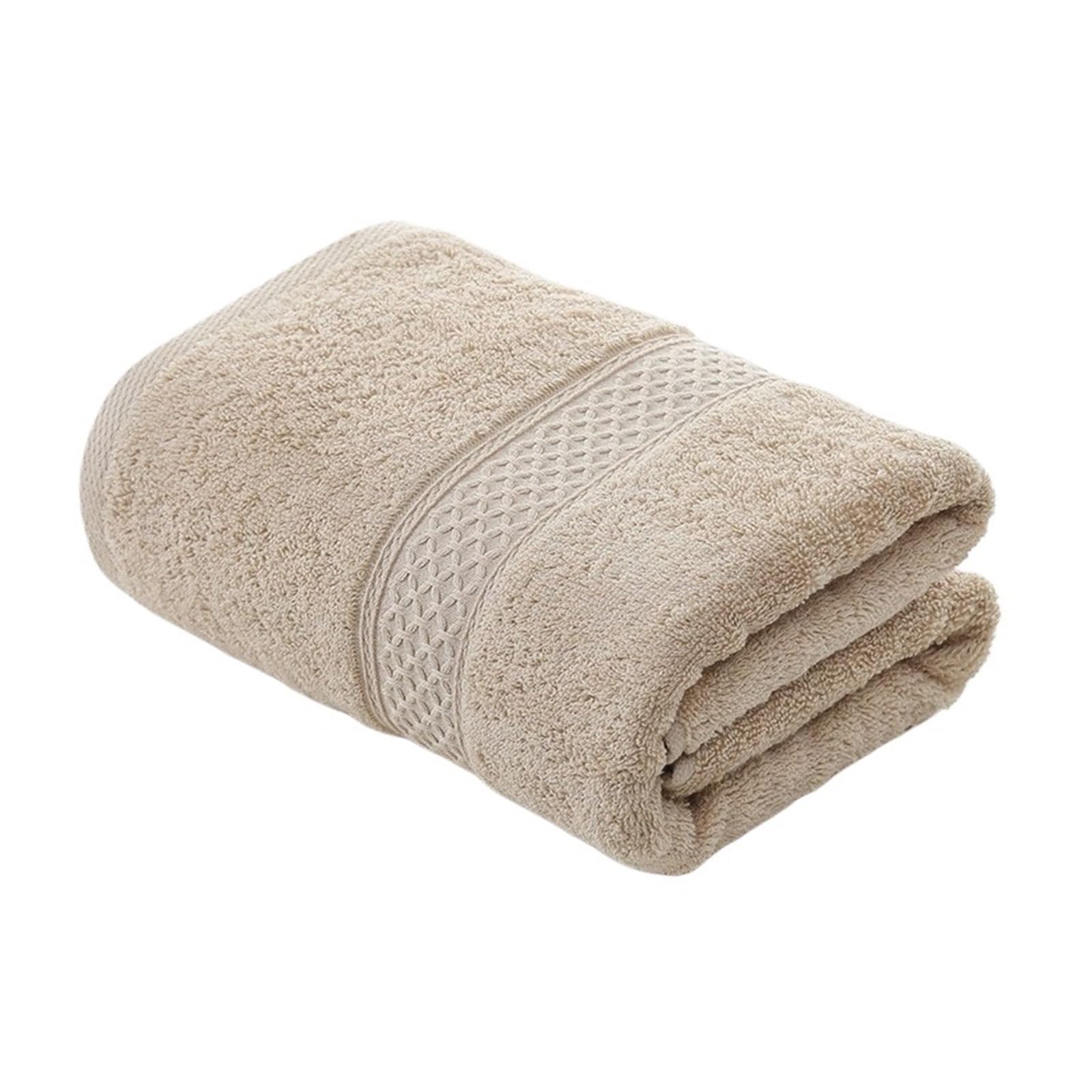FGUJSUR Bath Towel Luxury Hand Towel, Cotton, Soft And Highly Absorbent, Face For Bathroom, Hotel And Spa, Quick Dry(Brown)