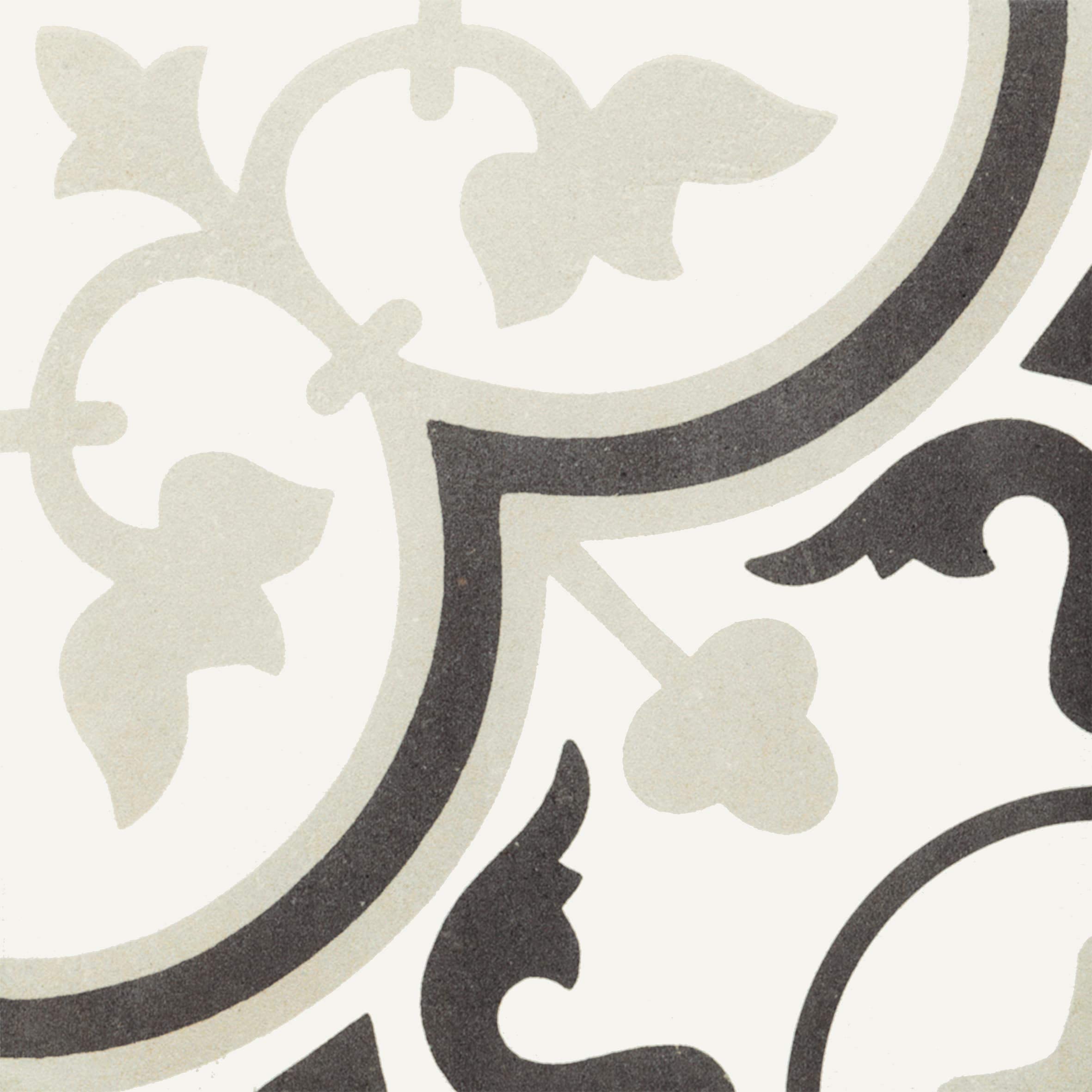 Reverie Patterned Floor & Wall Porcelain Tile, Decor 6, 200mm x 200mm - Kitchen or Bathroom splashback