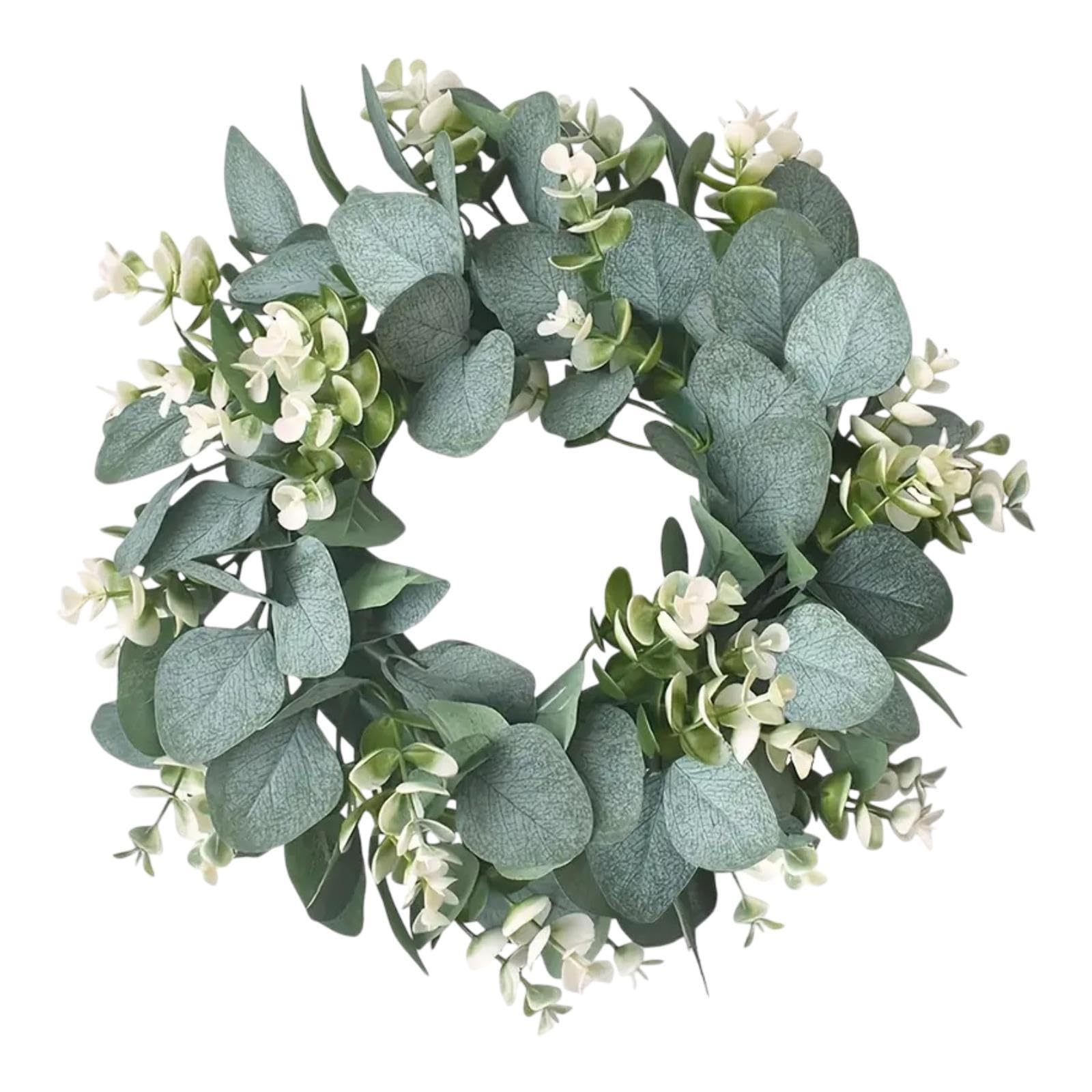 Enakshi® Artificial Eucalyptus Wreath Flower Wreath Decoration for Indoor Summer Home|Home & Garden | Home Decor | Floral Decor-image-9