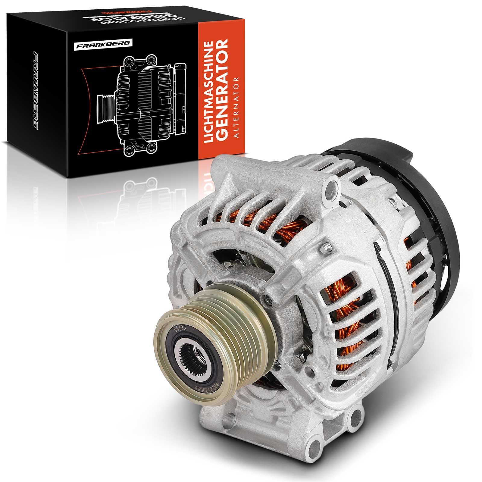 Frankberg Lichtmaschine Generator 98A Kompatibel mit Clio II BB CB 1.4L 1.6L 1999-2007 M.e.g.a.n.e I BA0/1 1.4L-2.0L 1999-2002 Sandero 1.4L 1.6L 2008-2011 Replace# 6001548061