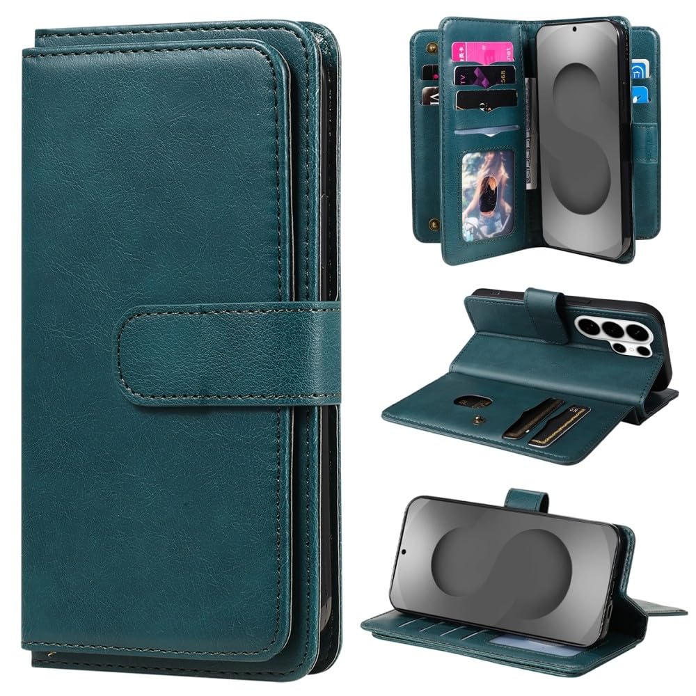 Étui compatible avec Samsung A22 4G / M22 4G / M32 (Couleur : Or rose) Portefeuille en cuir Flip Cover Multi Card Slots Flip Back Case