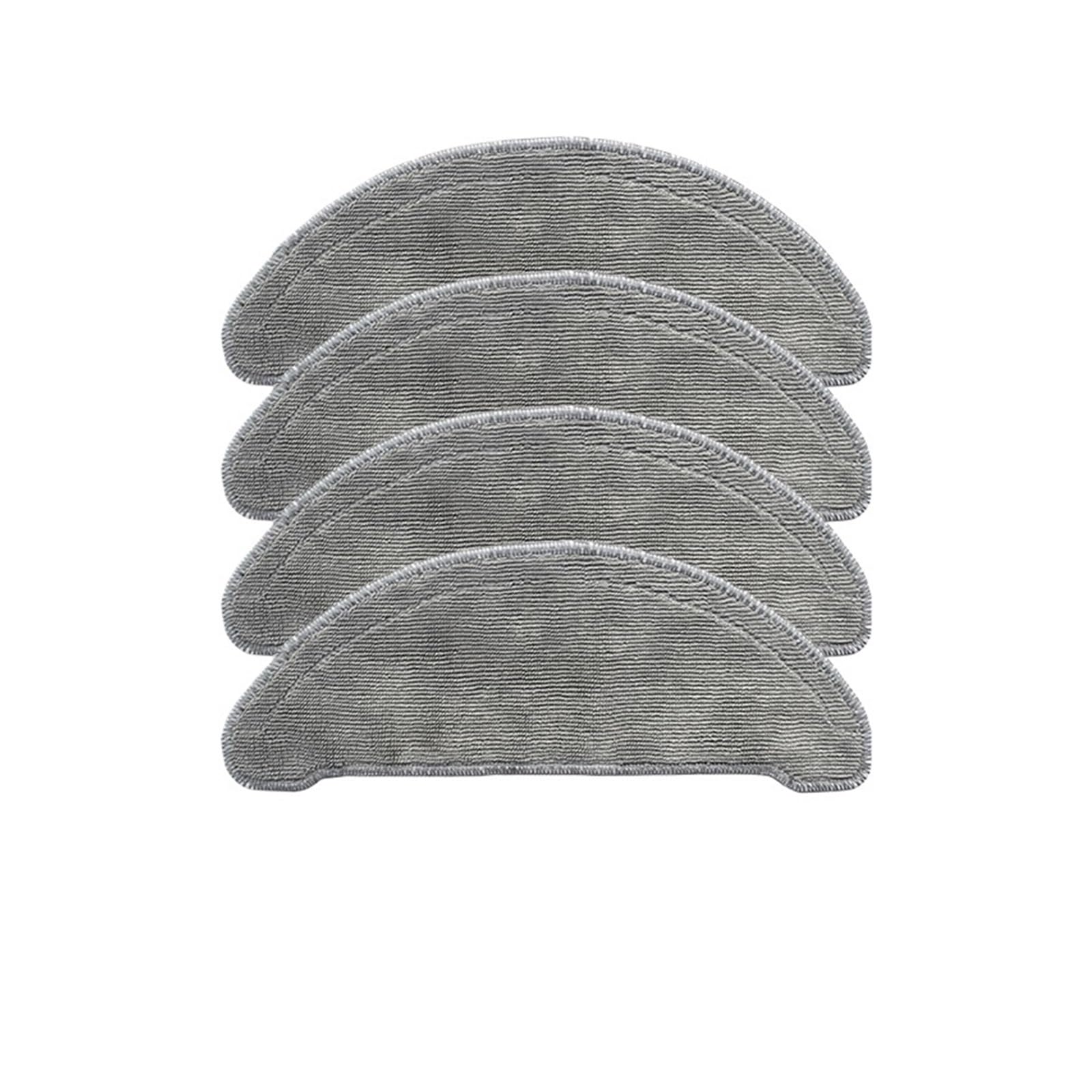 Compatible For ROIDMI EVE Plus SDJ01RM，Robot Vacuum Cleaner Mops，Cloths Accessories Spare Parts Replacement Rag(4pcs)