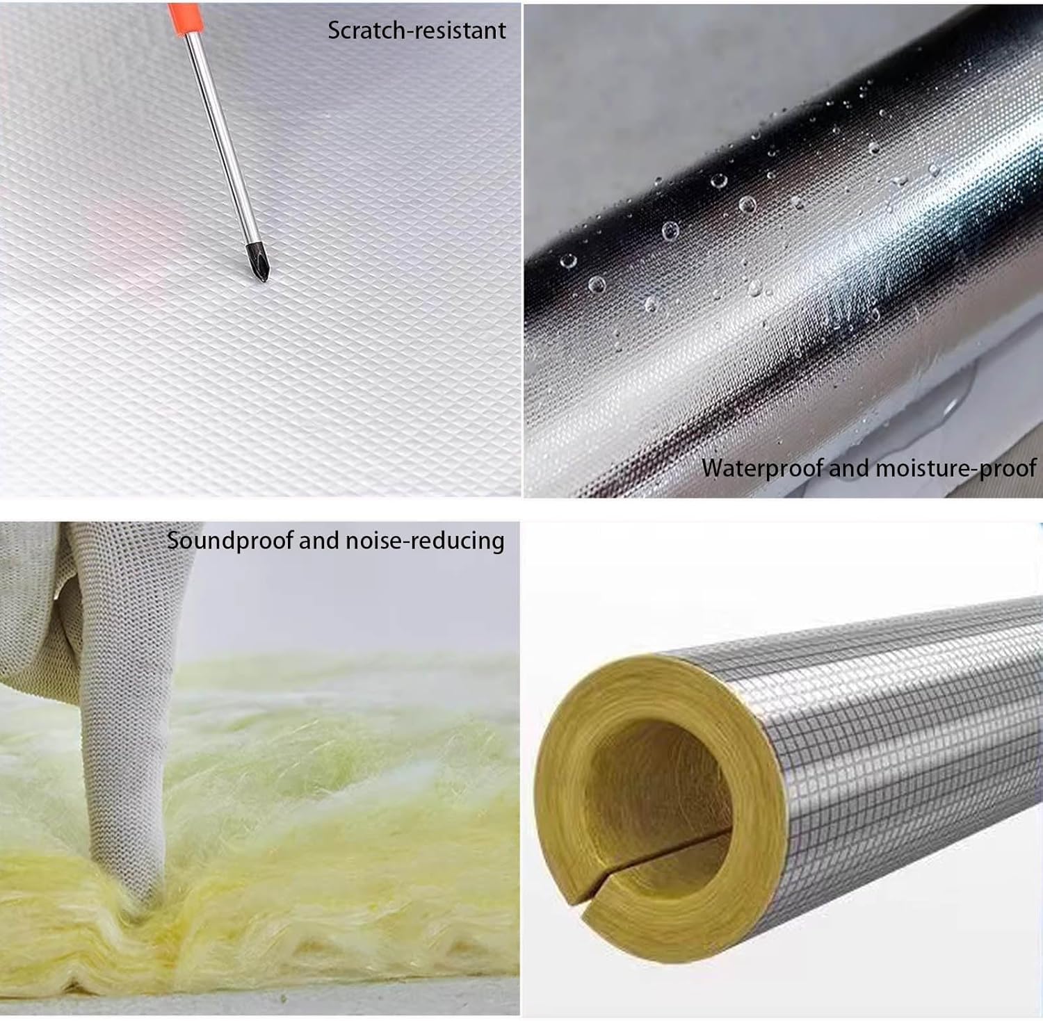 Insulation Tube For Air Conditioner Pipe Insulation Foam Tubes Outdoor Water Pipe Insulation Sleeve Foam Half Split Insulation Tubing Heat Preservation Pipe Covers Fireproof(ID5-1/5"x T1.97")