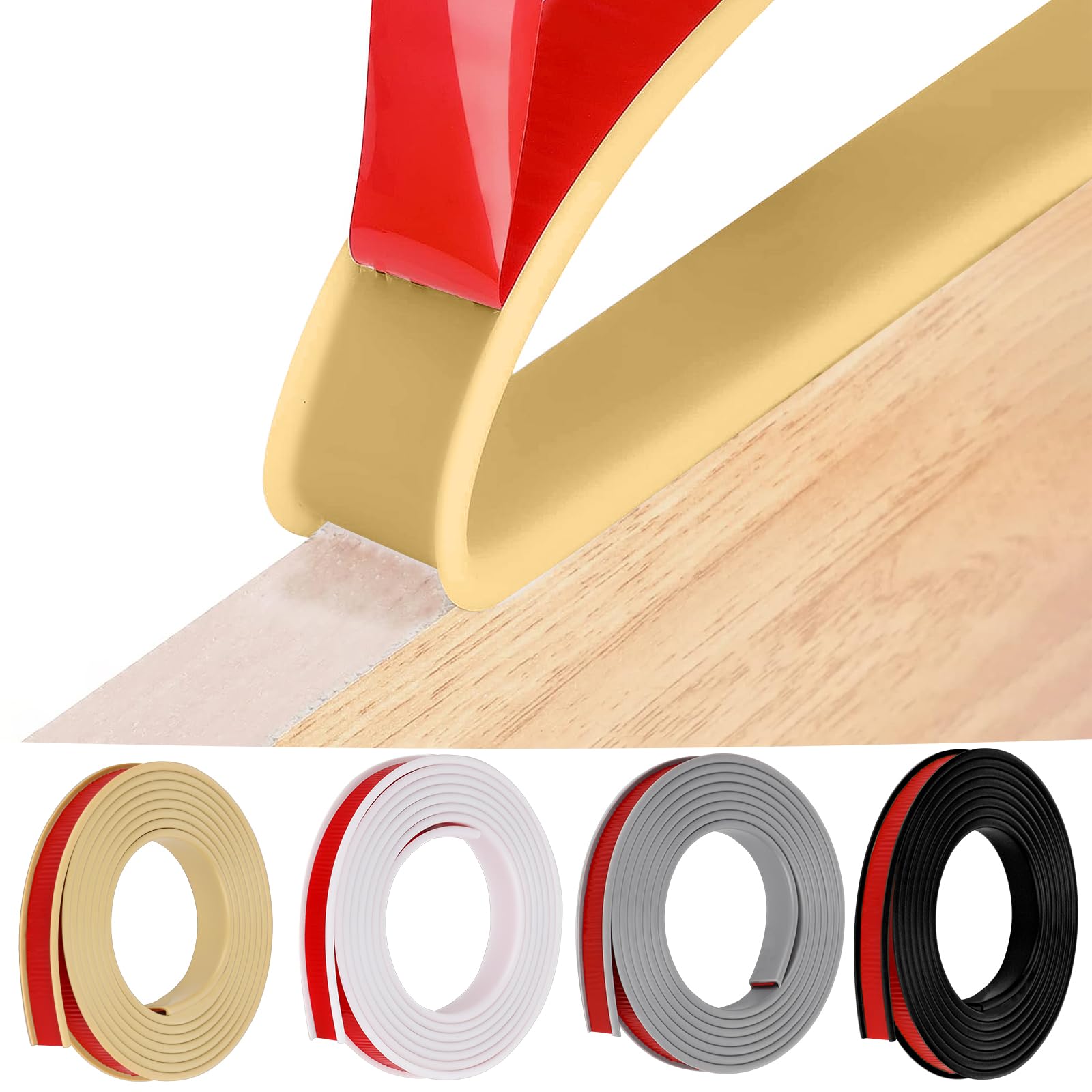 QUEST U-Form Kantenschutz 18mm X 5m Selbstklebend - Schützt Deine Möbelkanten