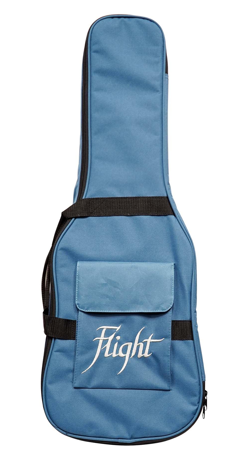Flight Ukeleles Mini E-Bass Ukulele, Trans Blue, Einheitsgröße