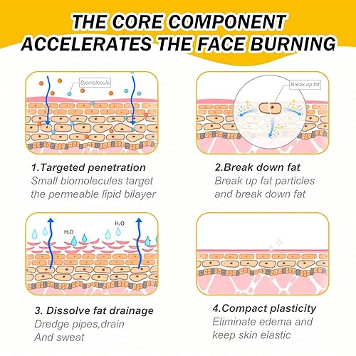 Miniatura 7 de Crema adelgazante de jengibre – Crema anticelulítica de cuerpo completo para quemar grasa caliente, quemar peso, para el vientre, perfecta para la