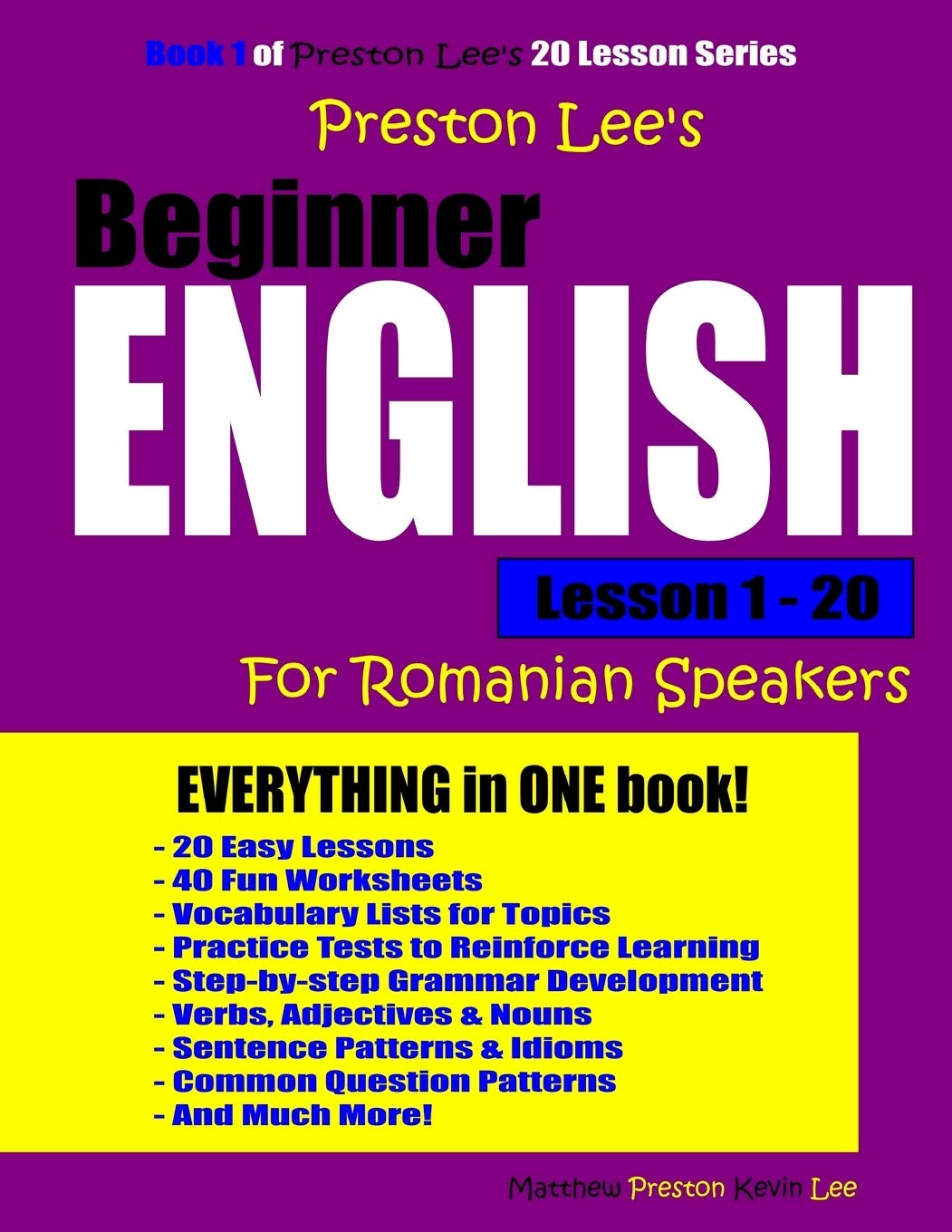 Preston Lee's Beginner English Lesson 1 - 20 For Romanian Speakers (Preston Lee's English For Romanian Speakers)