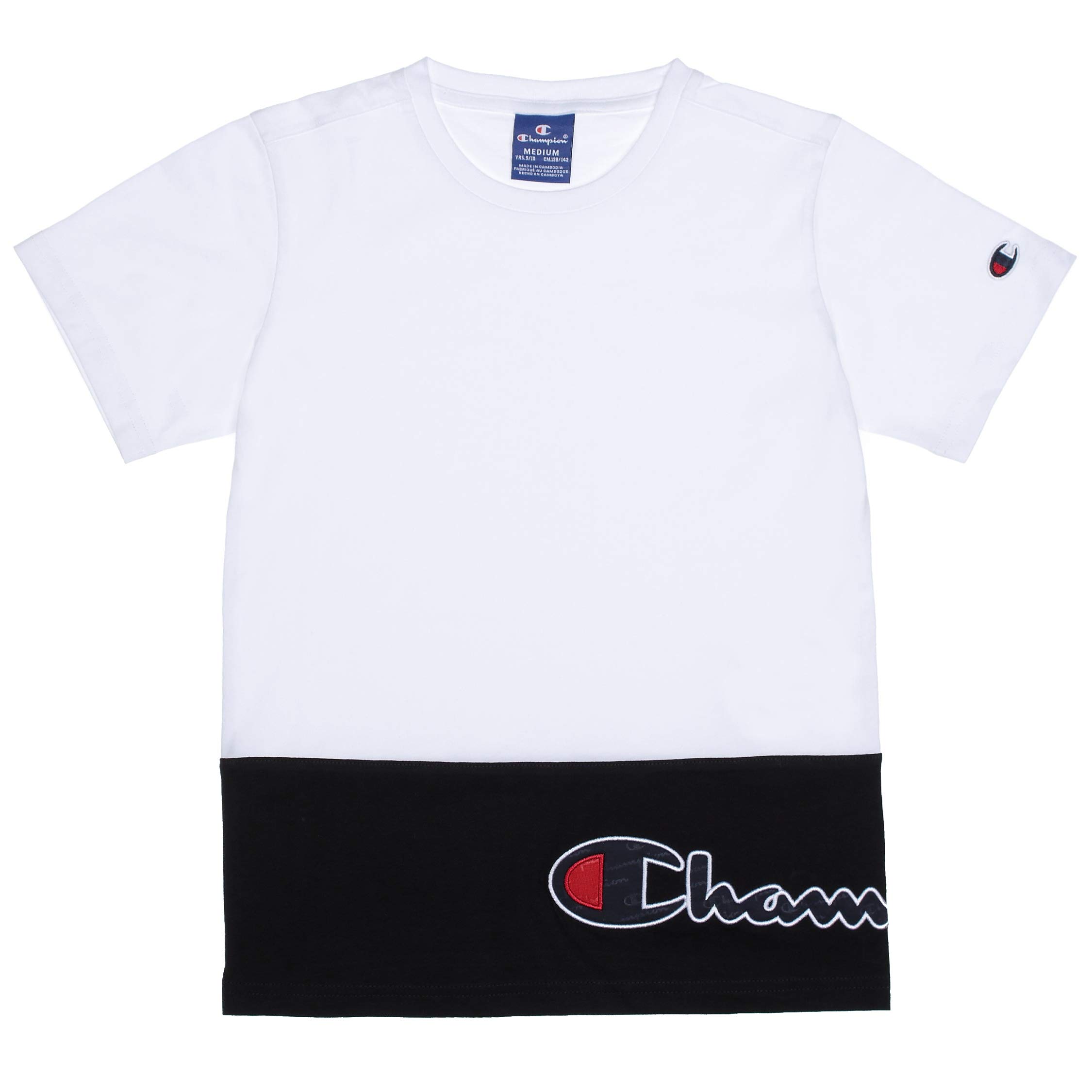 Tee shirt Champion garçon blanc 9/10 ans modèle 305259