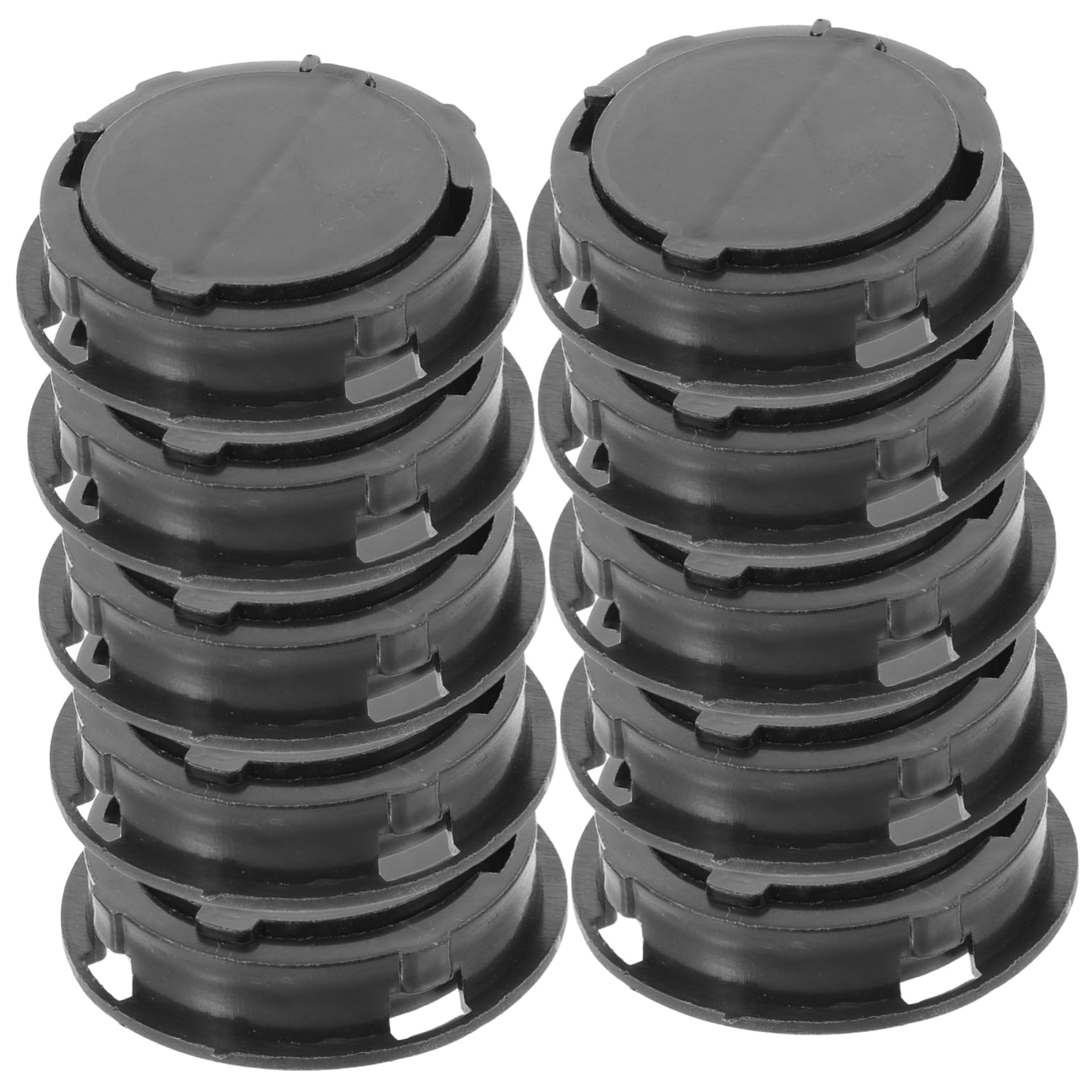 JECOMPRIS 20pcs Piggy Bank Bottom Plugs Conditioner Stopper for Piggy Bank Portable Drain Plug Saving Pot Stopper Replacement White Accessory Piggy Bank Hole Plugs Savings Jar Black