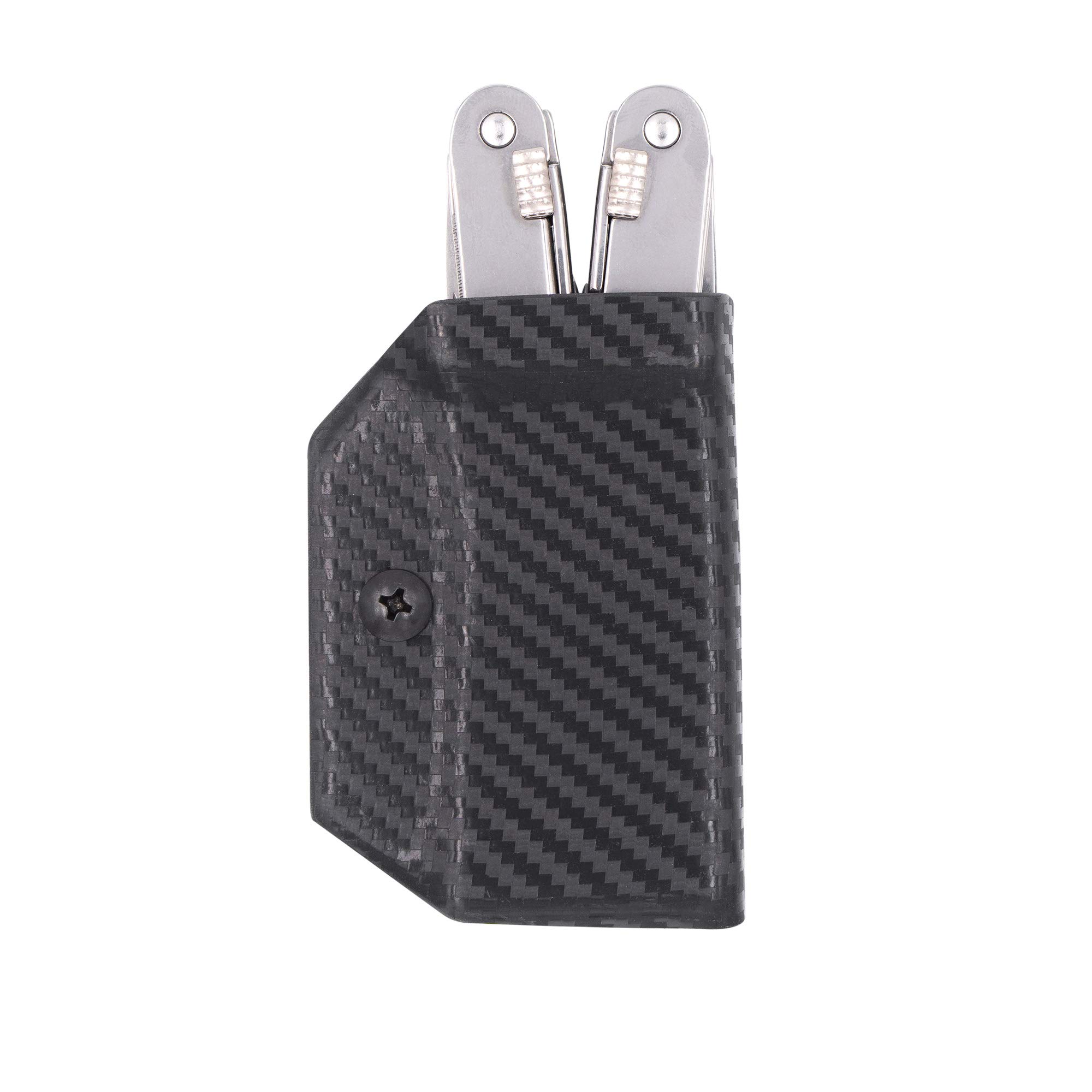 Étui Kydex Victorinox SPIRIT avec rétention réglable Clip & Carry rigide carbone noir