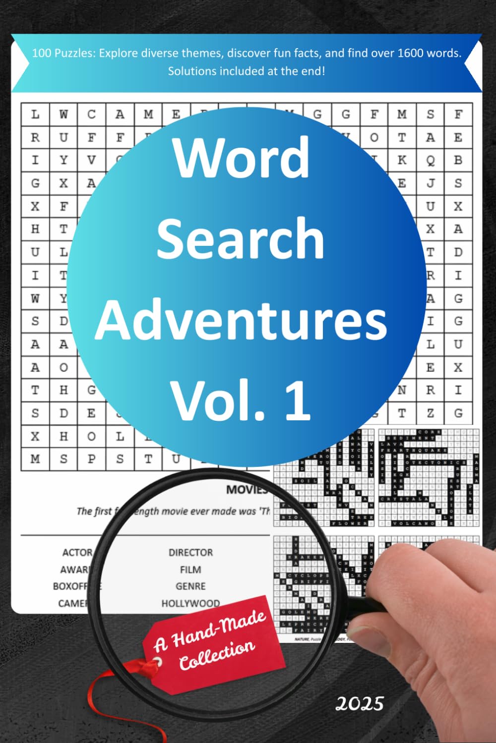 World Search Adventures Vol. 1: A Hand-Made Puzzle Collection for Every Explorer!      Paperback – April 11, 2025