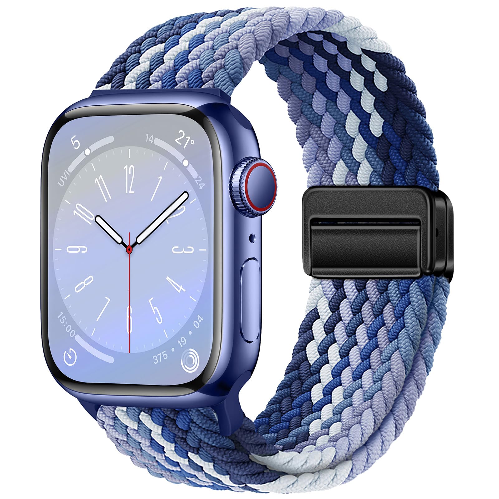 Magnetic Braided Sport Loop Compatible with Apple Watch Bands for Women Men