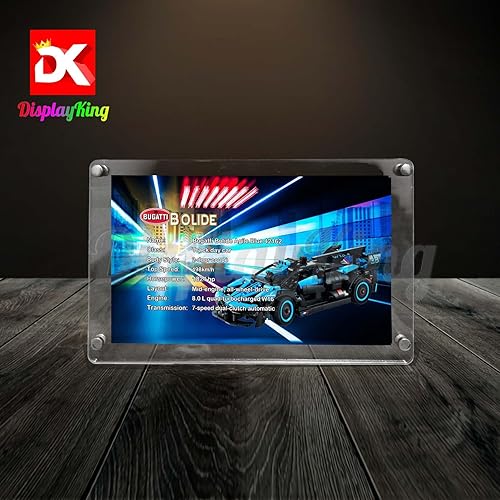 Miniatura 4 de Marco de fotos acrílico para Bugatti Bolide Agile Blue 42162 (juego de modelos no incluidos)