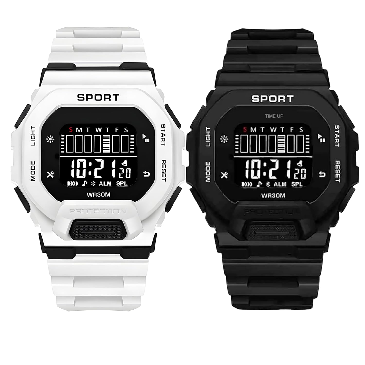 Buy Toybot Chronograph Digital Sports Square Watch Combo Luminous Multi