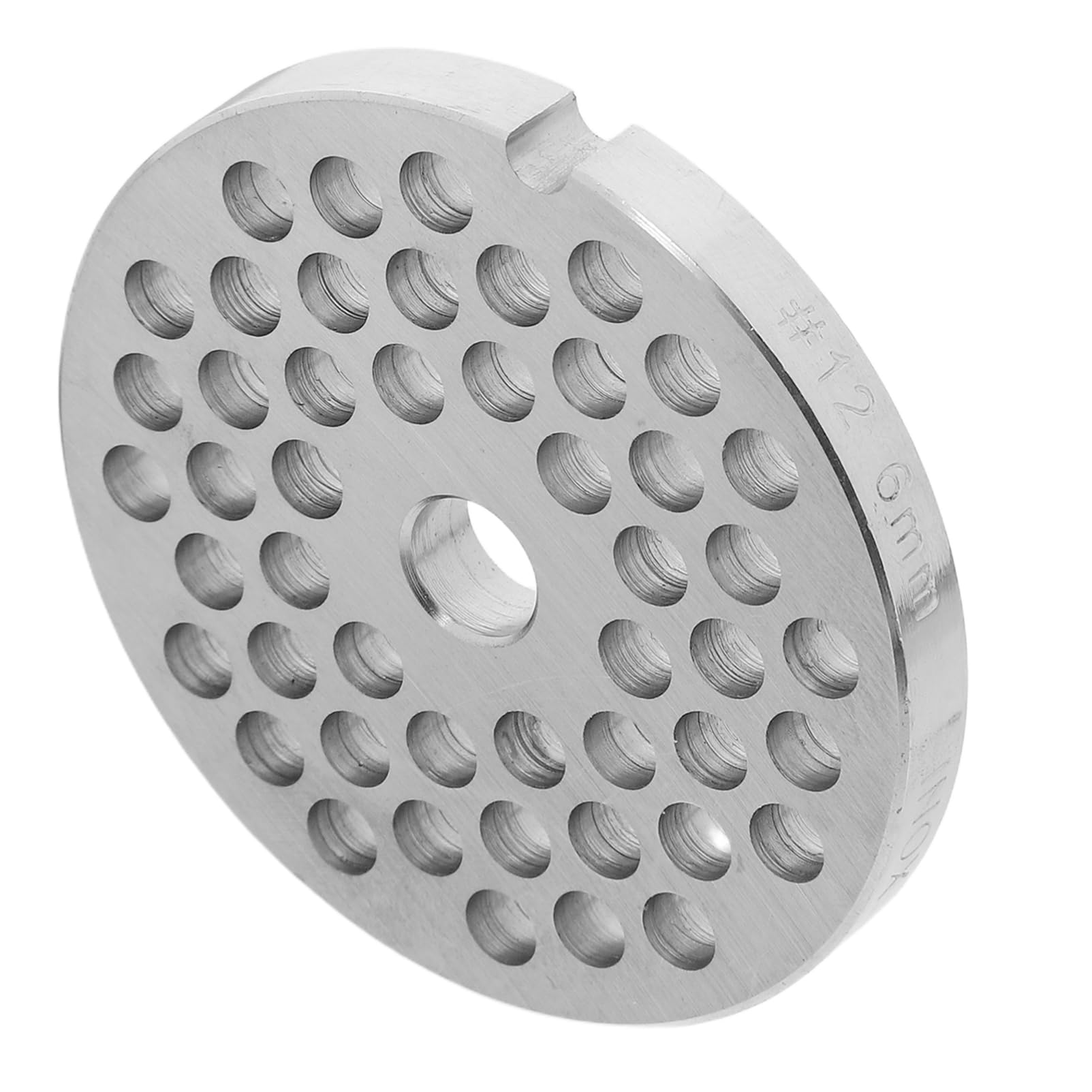 VALICLUD Disco Di Macinazione Per Tritacarne Elettrico 12# Foro 6mm in Acciaio Inossidabile Accessorio Per Carne Piastra Di Ricambio Per Cucina Macinazione Uniforme Produzione Di Salsicce